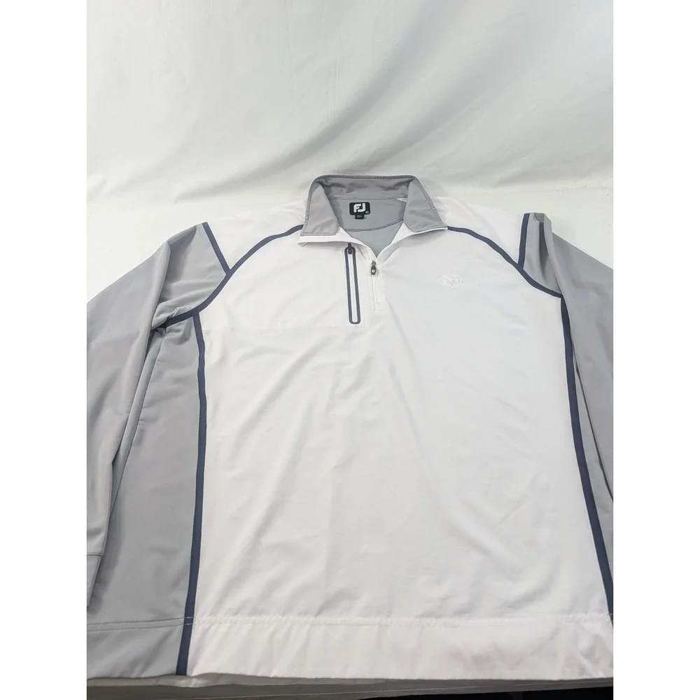 FJ Footjoy Wind Tech Pullover Performance Golf 1/4 Zip Guillardia Golf XL